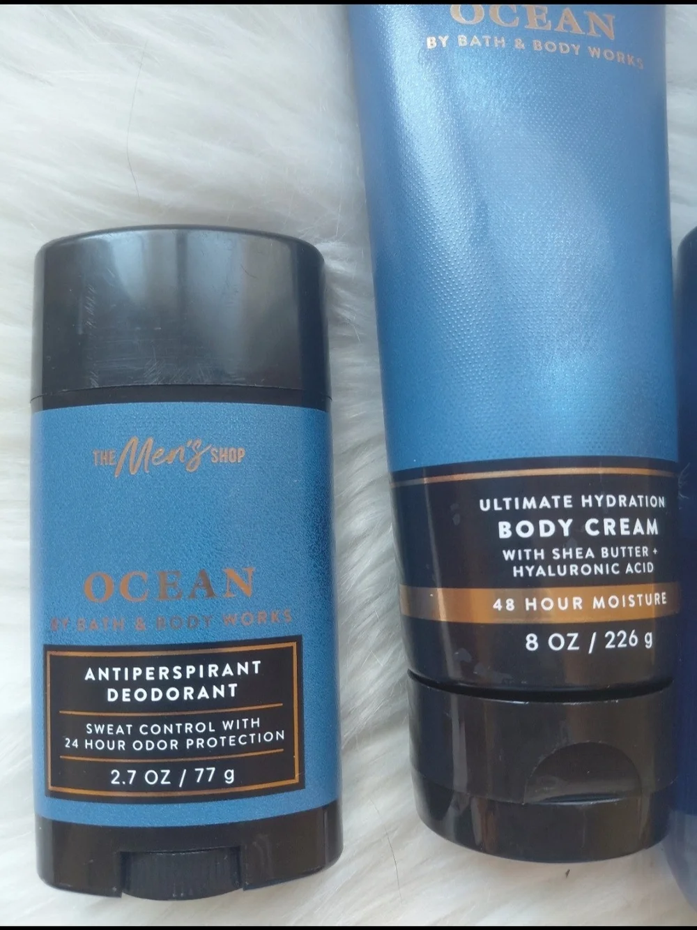 Bath & Body Works Men's Ocean Grooming Set - Blue and Black